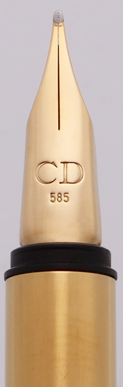 Christian Dior Logo Fountain Pen (1980s) - Blue Lacquer, GT
